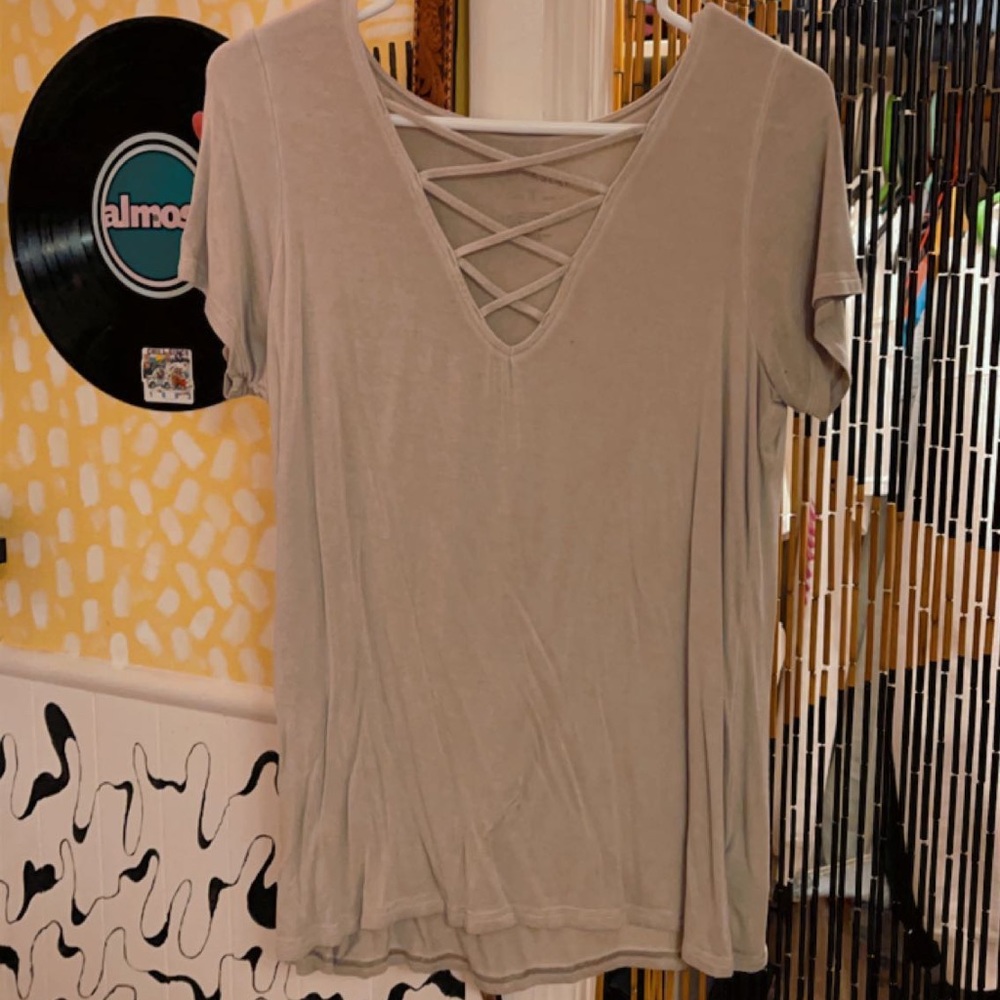 American eagle soft and sexy shirt in grey